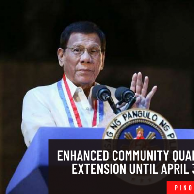 Duterte Announces The Extension Of Enhanced Community Quarantine