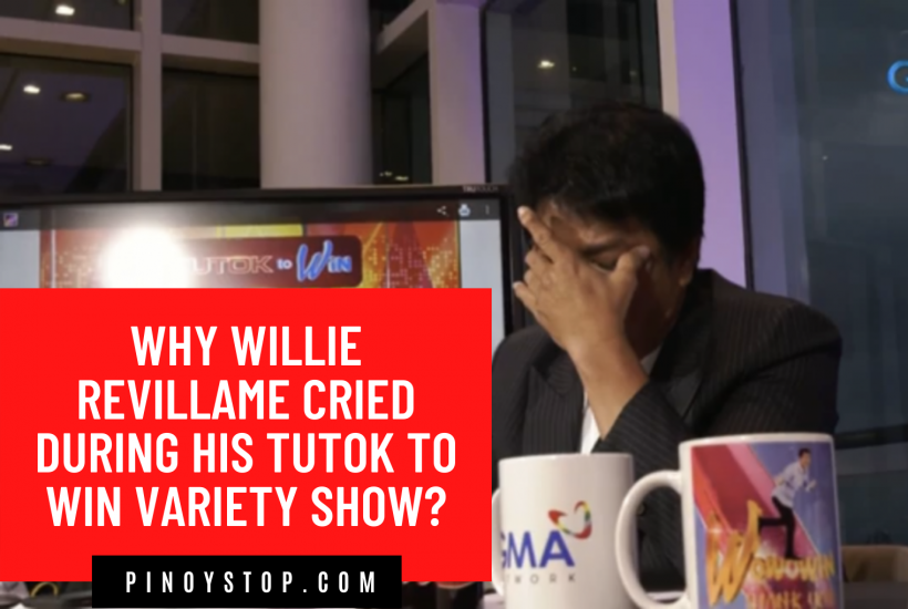 Why Willie Revillame Cried During His Tutok To Win Variety Show?